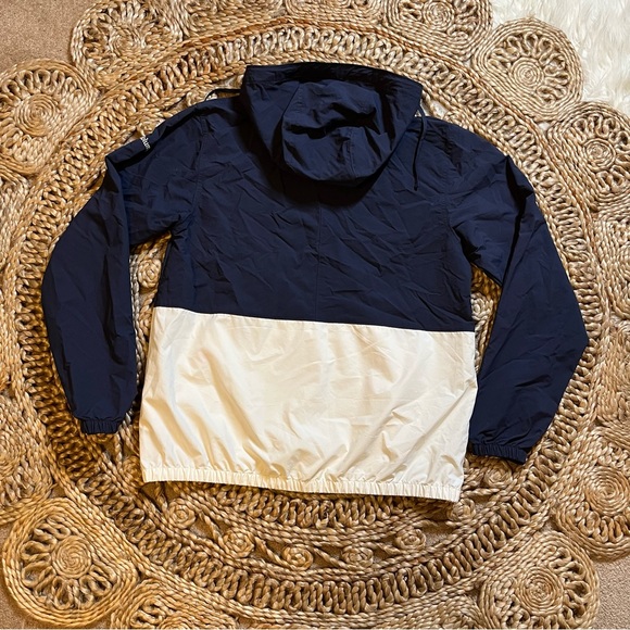 COLUMBIA Colour-block Pullover Windbreaker, Blue/White,  M - Picture 6 of 9